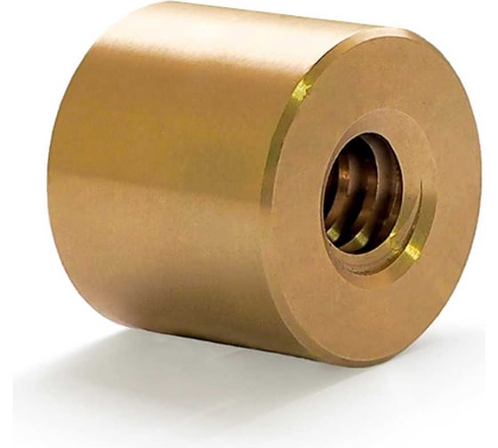 Гайка трапецеидальная ISKRA (бронза) d=32 мм, шаг резьбы 6 мм (прав. резьба), LRM326D LRM326D-ISKRA 1