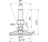 Опора шарнирная Алтервиа матовая A00053.50312020200 5