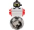 Затвор clamp DN.ru 304-304-EPDM-2W-C-H Ду32 Ру10 пищевая нерж.сталь,пневмопривод, БКВ D050-73683 1