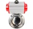Затвор clamp DN.ru 304-304-EPDM-2W-C-H Ду40 Ру10 пищевая нерж.сталь,пневмопривод D050-76546 1