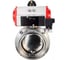 Затвор дисковый DN.ru 304-304-Sil-2W-T-H Ду32 Ру10, пищ.нерж.сталь, пневмопривод, пн.распр. D050-76779 1