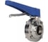 Затвор дисковый DN.ru 304-304-EPDM-2W-W-H Ду25 Ру10, пищ.нерж.сталь, под приварку, рукоятка D050-73016 1