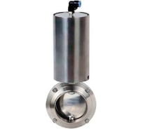 Затвор дисковый DN.ru 304-304-EPDM-2W-W-H Ду32 Ру10 пищ.нержавеющая сталь 304,пн.привод D050-73071
