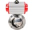 Затвор дисковый DN.ru 304-304-EPDM-2W-W-H Ду25 Ру10 пищ.нержавеющая сталь 304,пн.привод D050-76526 1