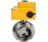 Затвор clamp DN.ru 304-304-Sil-2W-C-H Ду25 Ру10 пищевая нерж.сталь, электропривод 380В D050-73277 1