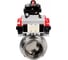 Затвор clamp DN.ru 304-304-Sil-2W-C-H Ду25 Ру10, пищ.нерж.сталь, пневмопривод, пн.распр., БКВ D050-74627 1
