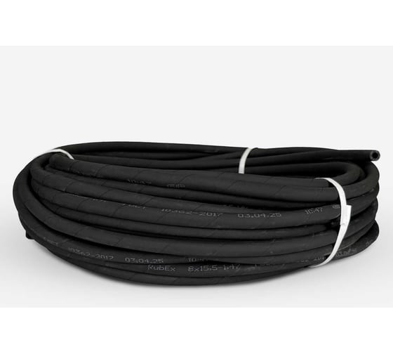 Резиновый маслобензостойкий рукав-шланг ОАО "Саранский завод "Резинотехника" 8x15,5-1,47 30м, ГОСТ 10362-2017 СЗРТ МБС 8х15,5-1,47 30м 1