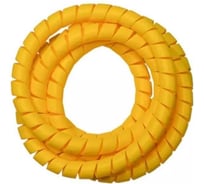 Cпиральная пластиковая защита PARLMU полипропилен, размер 52, плоская поверхность, цвет желтый, длина 10 м SG-52-F12-k-10 PR0201300-10