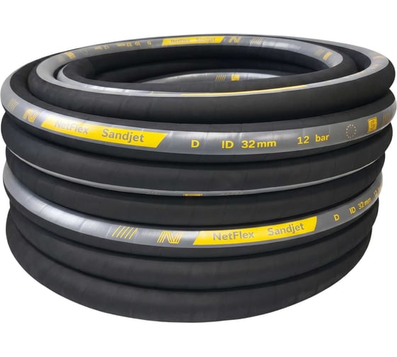 Рукав для пескоструйной обработки напорный SANDJET D 25x7,5xL40 40 м. NetFlex 7930168980759