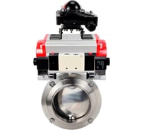 Затвор 304-304-Sil Ду80 Ру10 под приварку, пищ.нерж.сталь,пн.привод,пн.распр,БКВ DN.ru D050-78355