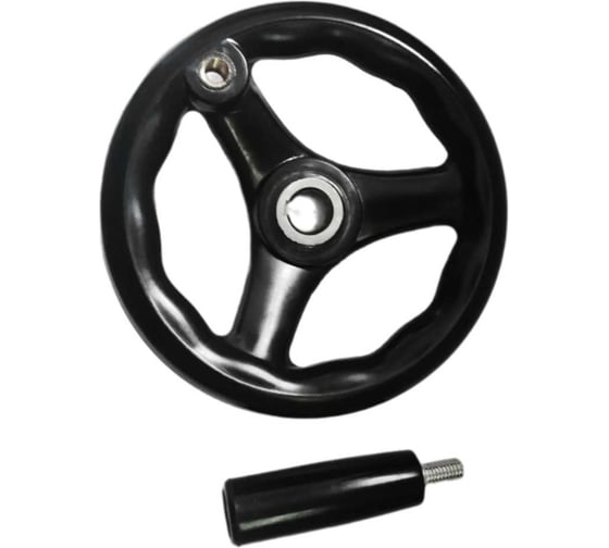 Маховик бакелитовый 125x14 с ручкой UnitMC 100301 125x14