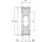 Шкив клиновой под втулку тапербуш ISKRA SPB132-04 TB (PHP 4SPB132TB), BT01324 BT01324-ISKRA 2