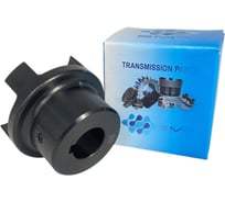 Полумуфта EMT GE 55-70 тип A, с готовым отверстием d=42 мм, шпон паз 12x3,3мм+винт М10, СТАЛЬ GE055A42EMT