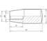 Рукоятка конусная Алтервиа A51133.2124008BL (упаковка 6 штук) A51133.2124008BL.6 2