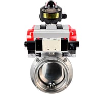 Затвор дисковый DN.ru 304-304-EPDM Ду15 Ру10 пищ.нерж.сталь,пн.привод, пн.распр, БКВ D050-74103