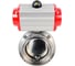 Затвор дисковый DN.ru 304-304-Sil-2W-T-H Ду15 Ру10 резьбовой, пищ.нерж.сталь, пн.привод D050-77817 1