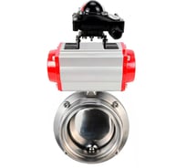 Затвор дисковый DN.ru 304-304-EPDM-2W-T-H Ду15 Ру10 пищ.нерж.сталь,пн.привод, БКВ D050-77235