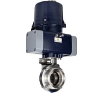 Затвор дисковый DN.ru 304-304-EPDM-2W-T-H Ду15 Ру10 резьбовой, электропривод 220В D050-81297