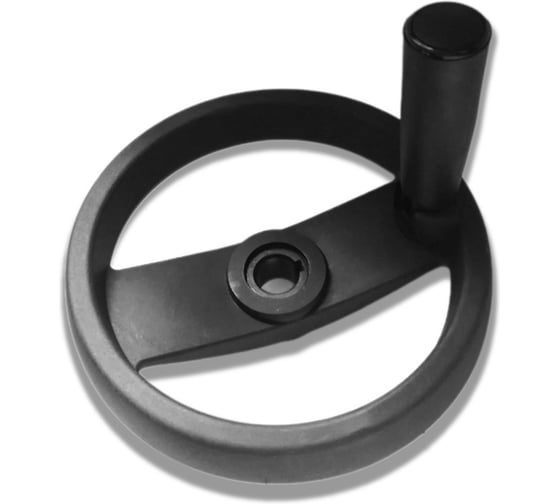 Пластиковый маховик UnitMC со складной ручкой 125х12 100302 12x125