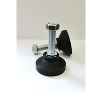 Винтовая регулируемая опора UnitMC 50хМ12х50 (основание PA66, винт сталь) 400202 50xM12x50