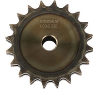 Звездочка со ступицей под расточку DONGHUA 08B-2 Z-20 с калеными зубьями для цепи с шагом 12,7мм (2ПР-12,7-31,8/08В-2) 08B-2BH20 0698