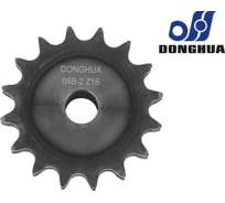 Звездочка со ступицей под расточку DONGHUA 08B-2 Z-16 с калеными зубьями для цепи с шагом 12,7мм (2ПР-12,7-31,8/08В-2) 08B-2BH16 9192