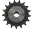 Звездочка со ступицей под расточку DONGHUA 06B-1 Z-17 с калеными зубьями для цепи с шагом 9,525мм (ПР-9,525-9,1 / 06В-1) (06B-1BH17) 4508 1