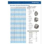 Звездочка со ступицей под расточку DONGHUA 08B-1 Z-28 с калеными зубьями для цепи с шагом 12,7мм (ПР-12,7-18,2 / 08В-1) 08B-1BH28 4339