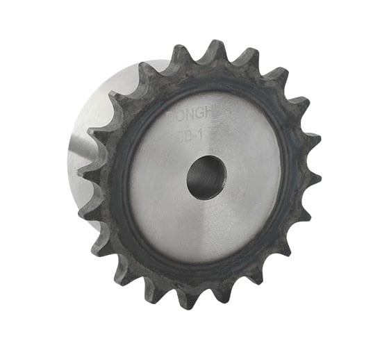 Звездочка со ступицей под расточку DONGHUA 06B-1 Z-20 с калеными зубьями для цепи с шагом 9,525мм (ПР-9,525-9,1 / 06В-1) 06B-1BH20 9543