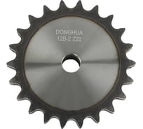 Звездочка со ступицей под расточку DONGHUA 12B-2 Z-22 с калеными зубьями для цепи с шагом 19,05мм (2ПР-19,05-64 / 12В-2 / 12А-2) 12B-2BH22 9208
