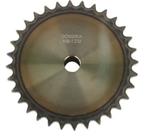 Звездочка со ступицей под расточку DONGHUA 10B-1 Z-32 с калеными зубьями для цепи с шагом 15,875мм (ПР-15,875-23 / 10В-1) 10B-1BH32 3451