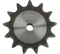 Звездочка со ступицей под расточку DONGHUA 16B-1 Z-13 с калеными зубьями для цепи с шагом 25,4мм (16В-1) 16B-1BH13 0775