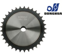 Звездочка со ступицей под расточку DONGHUA 08B-1 Z-33 с калеными зубьями для цепи с шагом 12,7мм (ПР-12,7-18,2 / 08В-1) 08B-1BH33 0688