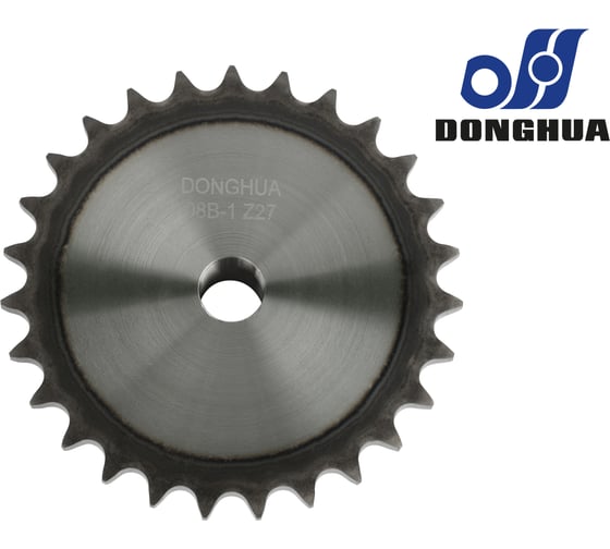 Звездочка со ступицей под расточку DONGHUA 08B-1 Z-27 с калеными зубьями для цепи с шагом 12,7мм (ПР-12,7-18,2 / 08В-1) 08B-1BH27 3443 1