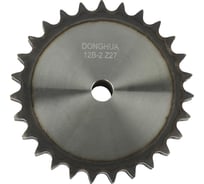 Звездочка со ступицей под расточку DONGHUA 12B-2 Z-27 с калеными зубьями для цепи с шагом 19,05мм (2ПР-19,05-64 / 12В-2 / 12А-2) 12B-2BH27 0772