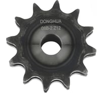 Звездочка со ступицей под расточку DONGHUA 08B-2 Z-12 с калеными зубьями для цепи с шагом 12,7мм (2ПР-12,7-31,8 / 08В-2) 08B-2BH12 9190