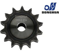 Звездочка со ступицей под расточку DONGHUA 08B-2 Z-14 с калеными зубьями для цепи с шагом 12,7мм (2ПР-12,7-31,8 / 08В-2) 08B-2BH14 9191
