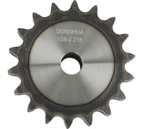 Звездочка со ступицей под расточку DONGHUA 12B-2 Z-15 с калеными зубьями для цепи с шагом 19,05мм (2ПР-19,05-64 / 12В-2 / 12А-2) 12B-2BH15 5561