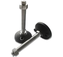 Винтовая регулируемая опора UnitMC 100хМ20х100 (основание PA66, винт сталь) 400202 100xM20x100