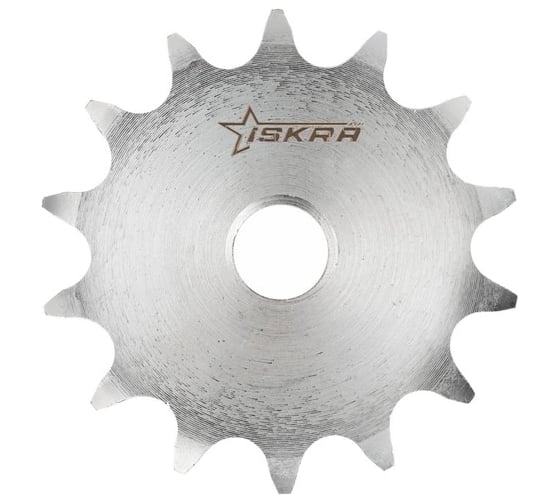 Звездочка ISKRA без ступицы, под расточку, для цепи: 05B-1, Z=14, 8x3мм (PHS 05B-1A14), CS04014-ISKRA