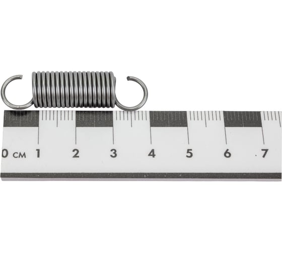 Пружина растяжения STAMO обычная петля (1,2x5x37x25 - сталь) 10 штук VI8555