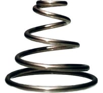 Пружина сжатия STAMO коническая (2,5x50x75x6,6 - нержавеющая сталь) 10 штук VI5725