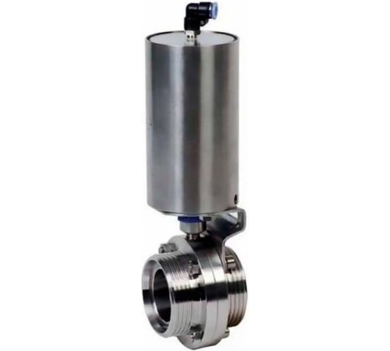 Затвор дисковый 304-304-EPDM-2W-T-H Ду65 Ру10 пищ.нержавеющая сталь 304,пн.привод DN.ru D050-73083 1