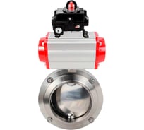 Затвор дисковый 304-304-Sil-2W-W-H Ду40 Ру10 пищ.нерж.сталь, пн.привод, БКВ DN.ru D050-74287