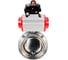 Затвор дисковый 304-304-Sil-2W-T-H Ду15 Ру10 пищ.нерж.сталь, пн.привод, БКВ DN.ru D050-74292 1