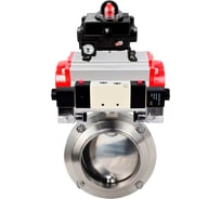 Затвор дисковый 304-304-EPDM Ду40 Ру10 пищ.нерж.сталь,пн.привод, пн.распр, БКВ DN.ru D050-74692