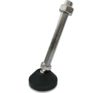 Шарнирная регулируемая опора UnitMC 50хМ12х100 (основание PA66, винт сталь) 400201 50xM12x100