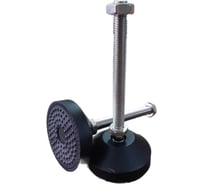 Шарнирная регулируемая опора UnitMC 60хМ10х100 (основание PA66, винт сталь) 400201 60xM10x100