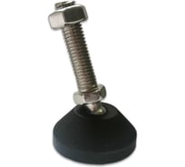 Шарнирная регулируемая опора UnitMC 50хМ12х50 (основание PA66, винт сталь) 400201 50xM12x50