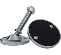 Шарнирная регулируемая опора UnitMC 100хМ20х100 (основание сталь, винт сталь) 400203 100xM20x100